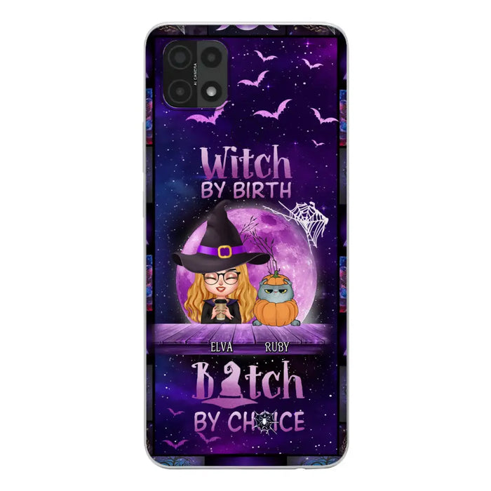 Personalized Witch Phone Case - Gift Idea For Witch/ Dog/Cat Lover - Up to 4 Pets - Witch By Birth - Case For Xiaomi/Oppo/Huawei