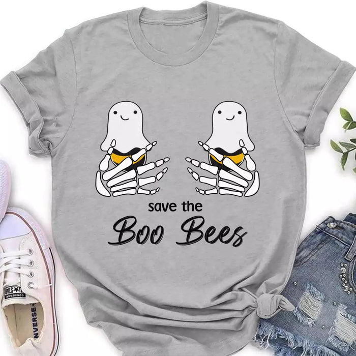 Personalized Funny Save The Boo Bees T-shirt/Long Sleeve/Sweatshirt/Hoodie - Gift Idea For Friend/Sister/Mother