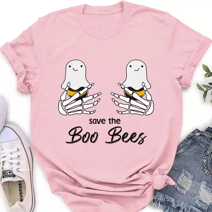 Personalized Funny Save The Boo Bees T-shirt/Long Sleeve/Sweatshirt/Hoodie - Gift Idea For Friend/Sister/Mother