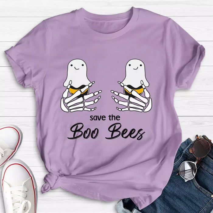 Personalized Funny Save The Boo Bees T-shirt/Long Sleeve/Sweatshirt/Hoodie - Gift Idea For Friend/Sister/Mother