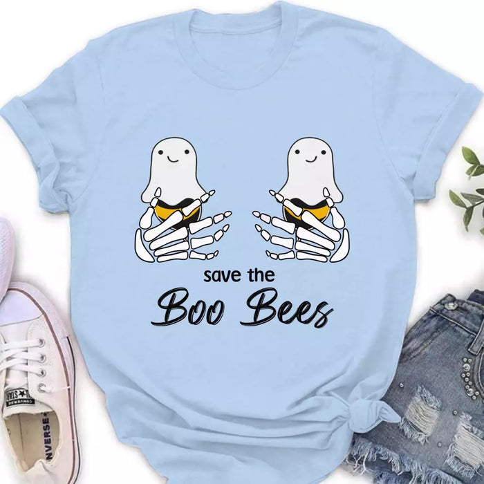 Personalized Funny Save The Boo Bees T-shirt/Long Sleeve/Sweatshirt/Hoodie - Gift Idea For Friend/Sister/Mother