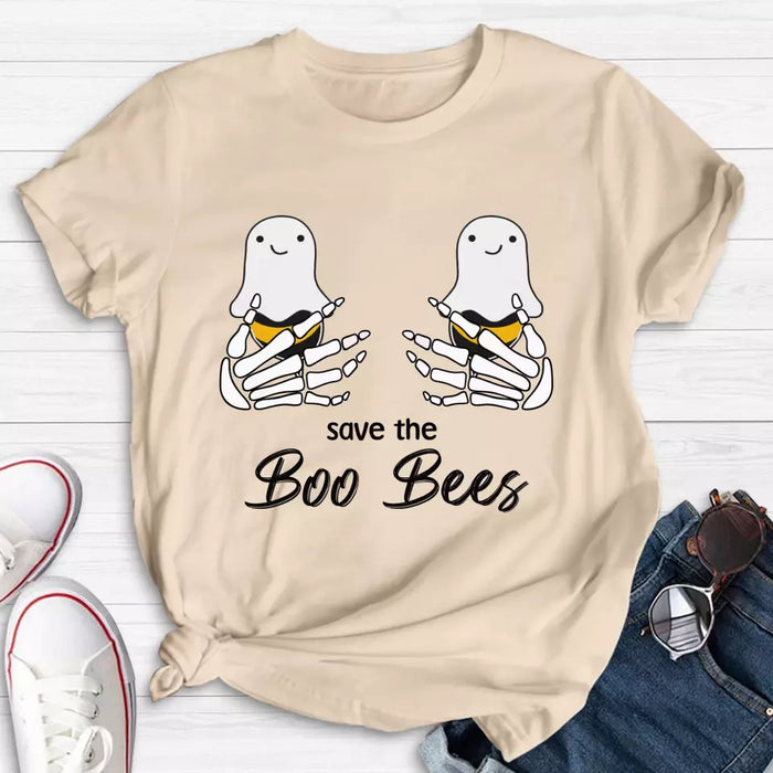 Personalized Funny Save The Boo Bees T-shirt/Long Sleeve/Sweatshirt/Hoodie - Gift Idea For Friend/Sister/Mother