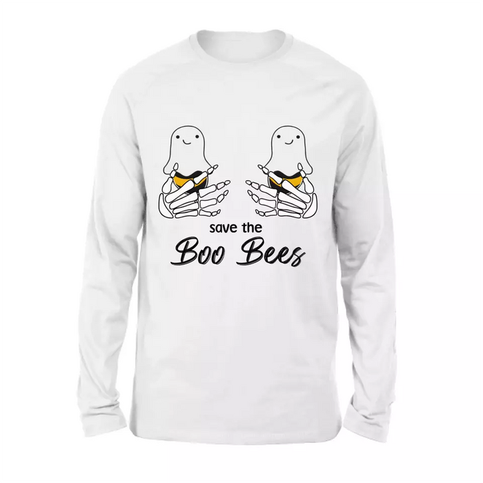 Personalized Funny Save The Boo Bees T-shirt/Long Sleeve/Sweatshirt/Hoodie - Gift Idea For Friend/Sister/Mother
