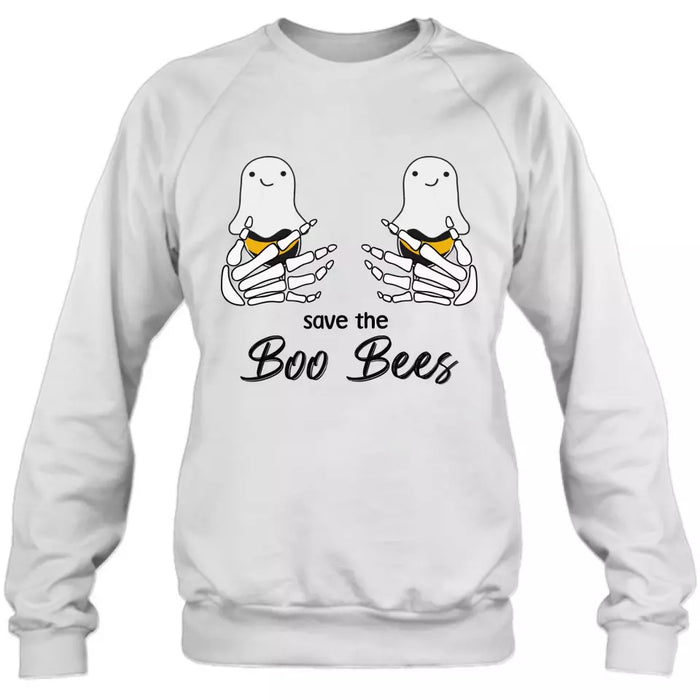 Personalized Funny Save The Boo Bees T-shirt/Long Sleeve/Sweatshirt/Hoodie - Gift Idea For Friend/Sister/Mother