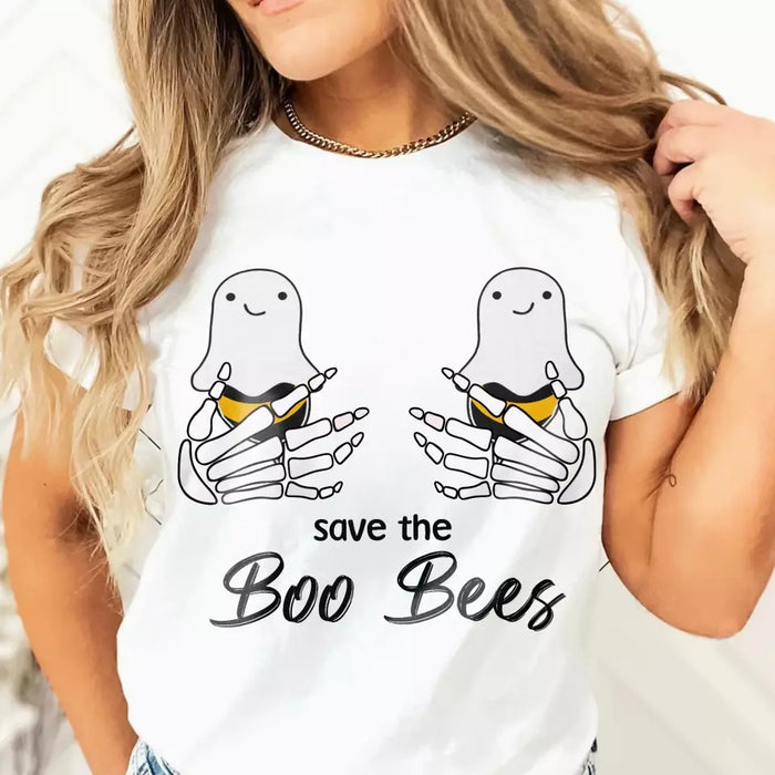 Personalized Funny Save The Boo Bees T-shirt/Long Sleeve/Sweatshirt/Hoodie - Gift Idea For Friend/Sister/Mother