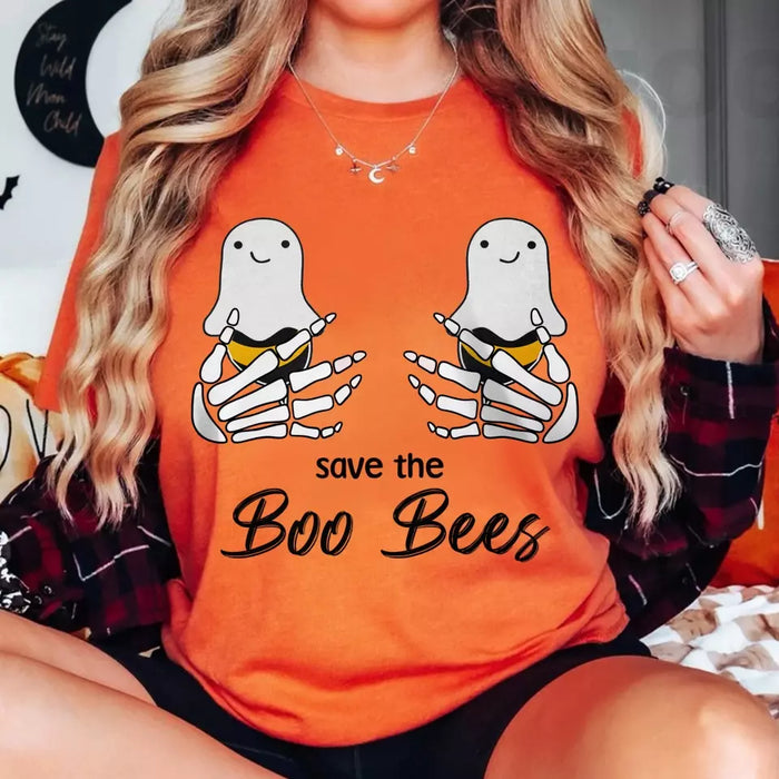 Personalized Funny Save The Boo Bees T-shirt/Long Sleeve/Sweatshirt/Hoodie - Gift Idea For Friend/Sister/Mother