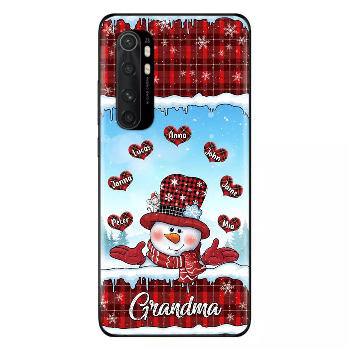 Personalized Grandma Children Phone Case - Christmas Gift For Grandma/Mom - Up to 7 Kids - Case For Xiaomi/Oppo/Huawei
