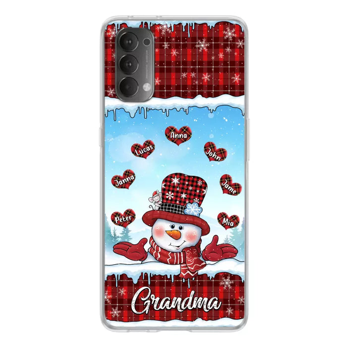 Personalized Grandma Children Phone Case - Christmas Gift For Grandma/Mom - Up to 7 Kids - Case For Xiaomi/Oppo/Huawei
