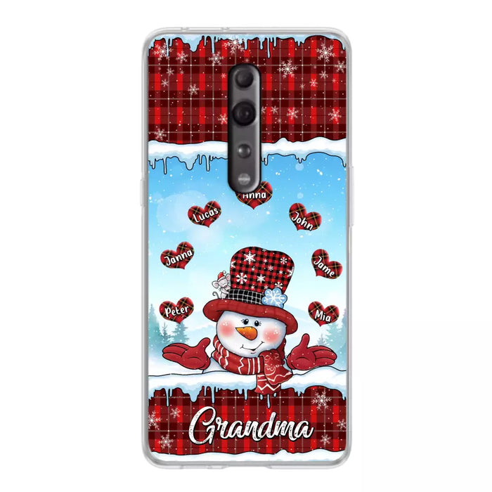 Personalized Grandma Children Phone Case - Christmas Gift For Grandma/Mom - Up to 7 Kids - Case For Xiaomi/Oppo/Huawei