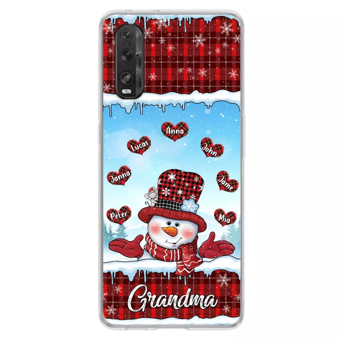 Personalized Grandma Children Phone Case - Christmas Gift For Grandma/Mom - Up to 7 Kids - Case For Xiaomi/Oppo/Huawei