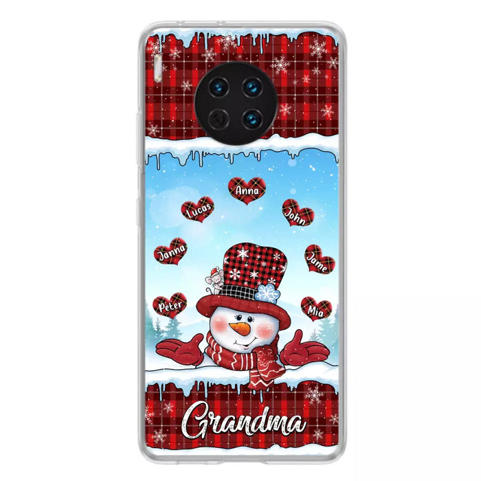 Personalized Grandma Children Phone Case - Christmas Gift For Grandma/Mom - Up to 7 Kids - Case For Xiaomi/Oppo/Huawei