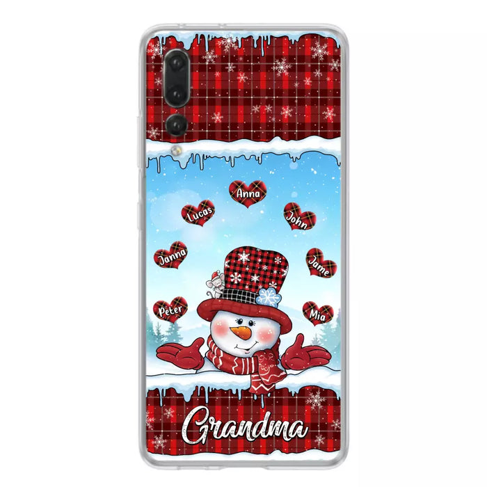 Personalized Grandma Children Phone Case - Christmas Gift For Grandma/Mom - Up to 7 Kids - Case For Xiaomi/Oppo/Huawei