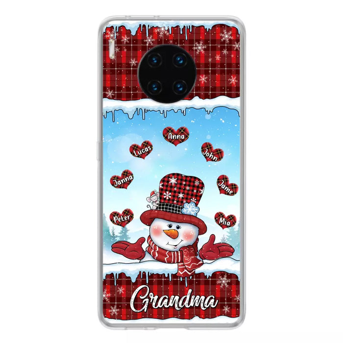 Personalized Grandma Children Phone Case - Christmas Gift For Grandma/Mom - Up to 7 Kids - Case For Xiaomi/Oppo/Huawei