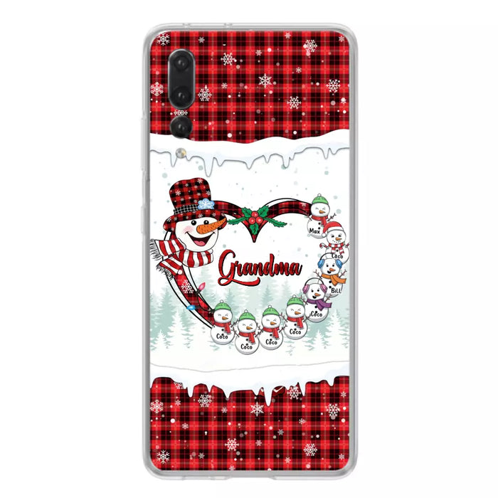 Personalized Christmas Grandma Children Phone Case - Gift For Grandma/Mom - Up to 8 Kids - Case For Xiaomi/Oppo/Huawei