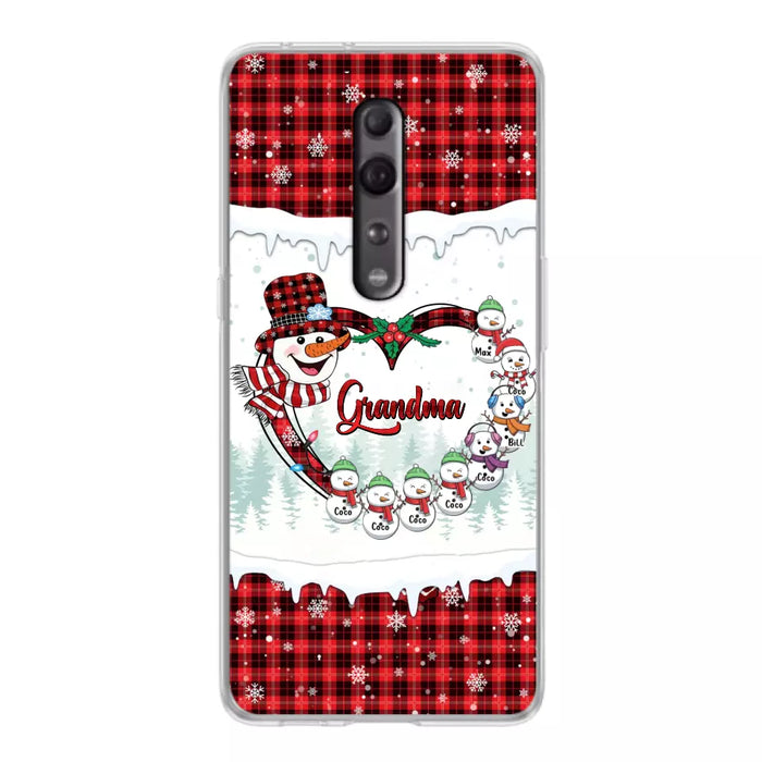 Personalized Christmas Grandma Children Phone Case - Gift For Grandma/Mom - Up to 8 Kids - Case For Xiaomi/Oppo/Huawei