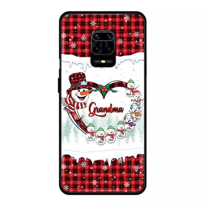 Personalized Christmas Grandma Children Phone Case - Gift For Grandma/Mom - Up to 8 Kids - Case For Xiaomi/Oppo/Huawei