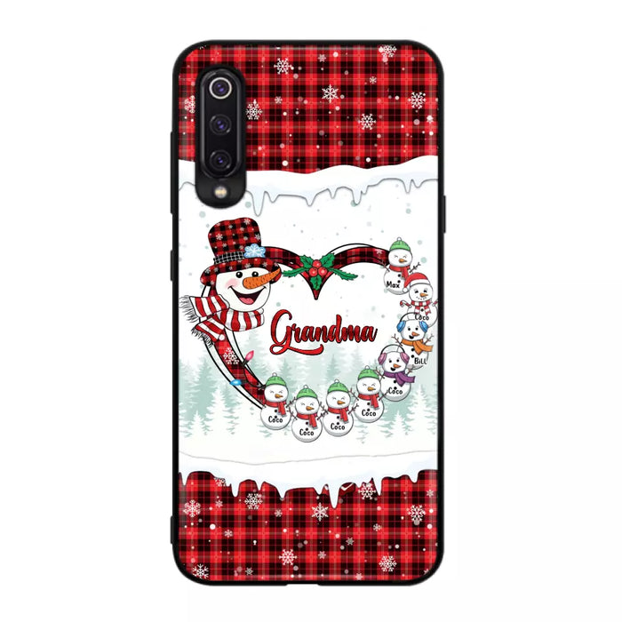 Personalized Christmas Grandma Children Phone Case - Gift For Grandma/Mom - Up to 8 Kids - Case For Xiaomi/Oppo/Huawei