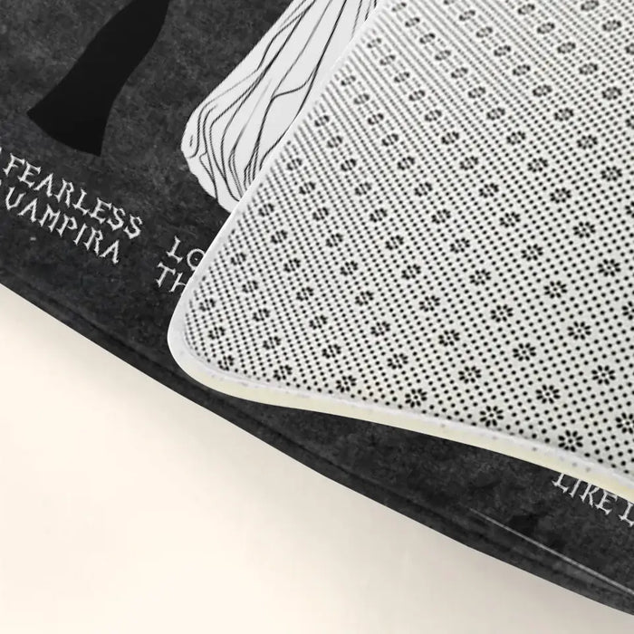 Custom Personalized Horizontal Doormat Gift Idea For Halloween - In This House We Love Like The Bride