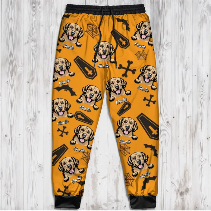 Personalized Halloween AOP Unisex Sweatpants - Gift Idea For Halloween/Dog Owner
