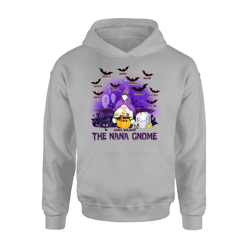 Personalized Nana Gnome T-shirt/Long Sleeve/Sweatshirt/Hoodie - Holliday Gift Idea For Grandma/Mother - Up to 10 Kids