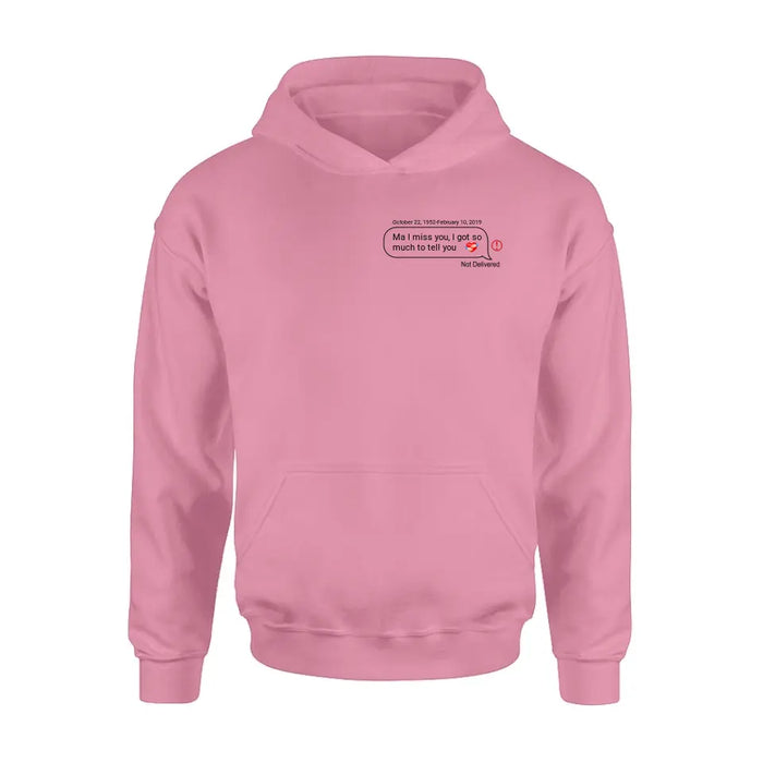 Personalized Memorial Chat Box Shirt/Hoodie - Memorial Gift Idea