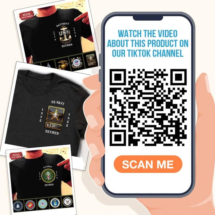 Personalized Veteran Shirt/Hoodie - Father's Day Gift Idea for Veteran
