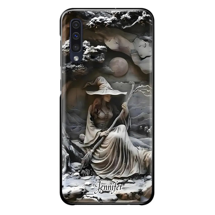 Custom Personalized Witch Phone Case - Halloween/ Birthday Gift Idea For Yourself, Witch Lovers - Case For iPhone/ Samsung
