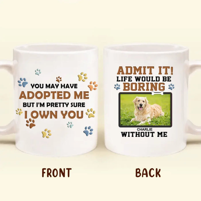 Personalized Dog Photo Coffee Mug - Gift Idea For Dog Mom & Dog Dad