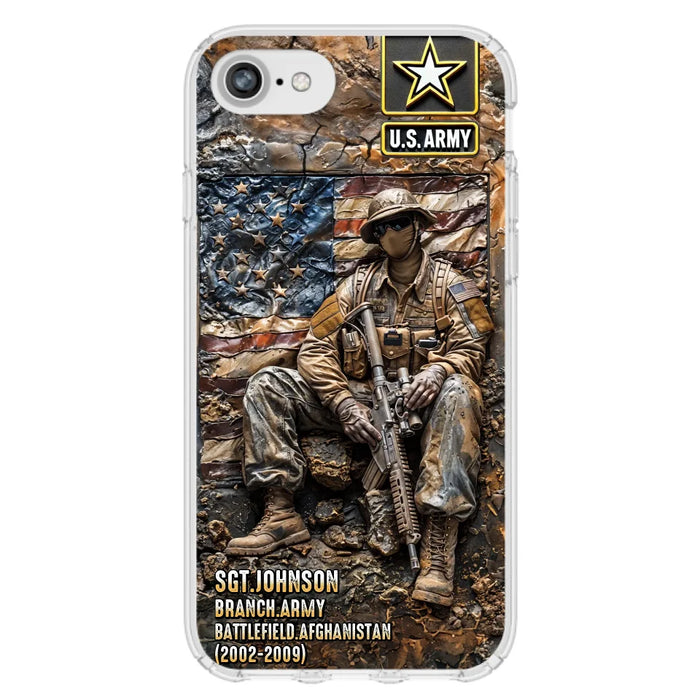 Custom Personalized Veteran Phone Case For iPhone/ Samsung - Veteran Gift Idea