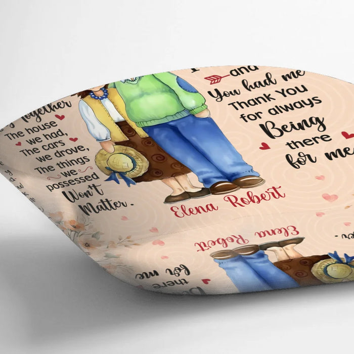 Personalized To My Wife Pillow Cover - Gift Idea For Wife From Husband - Thank You For Always Being There For Me