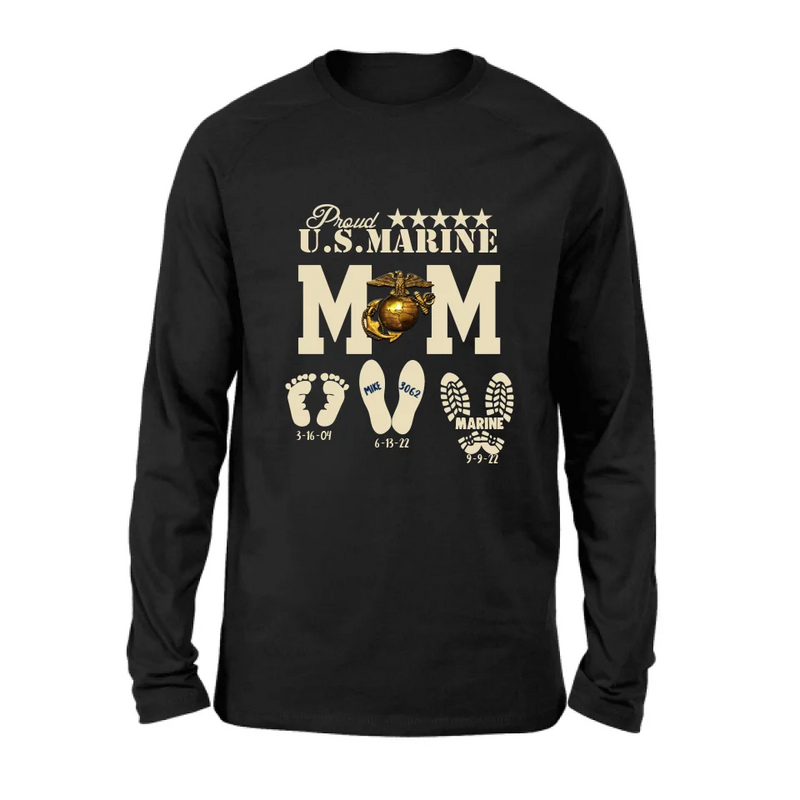 Personalized Proud U.S Army Force Mom Shirt/Hoodie - Mother's Day Gift Idea/Veteran Gift