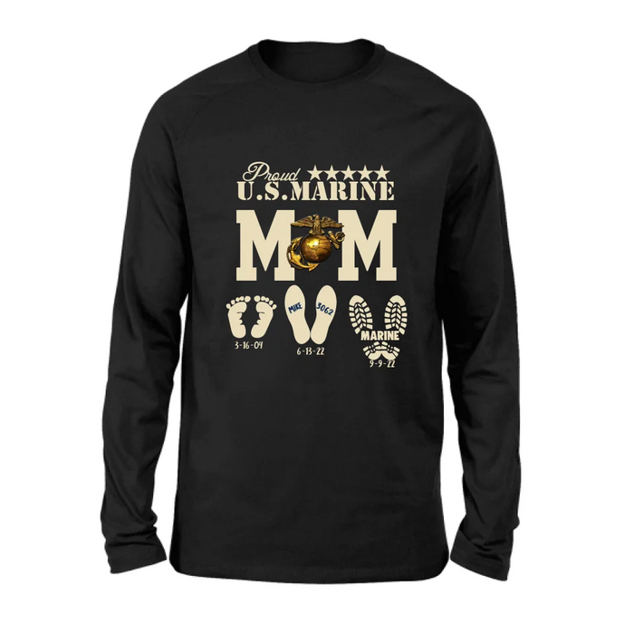 Personalized Proud U.S Army Force Mom Shirt/Hoodie - Mother's Day Gift Idea/Veteran Gift