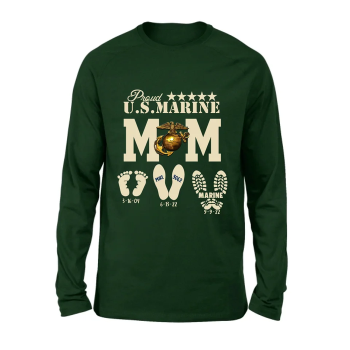 Personalized Proud U.S Army Force Mom Shirt/Hoodie - Mother's Day Gift Idea/Veteran Gift
