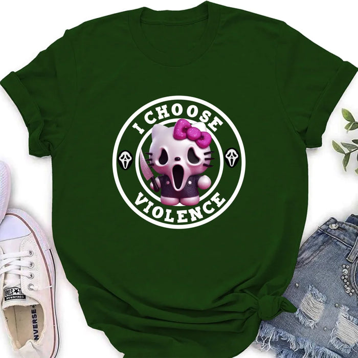 Personalized I Choose Violence Shirt/Hoodie - Halloween Gift Idea