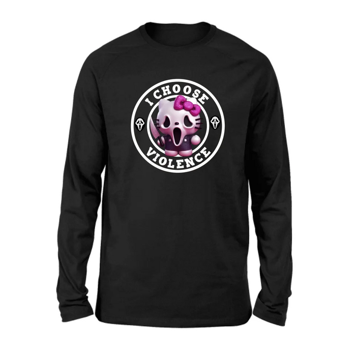 Personalized I Choose Violence Shirt/Hoodie - Halloween Gift Idea