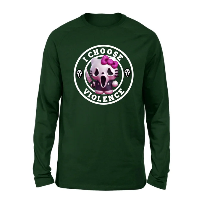 Personalized I Choose Violence Shirt/Hoodie - Halloween Gift Idea