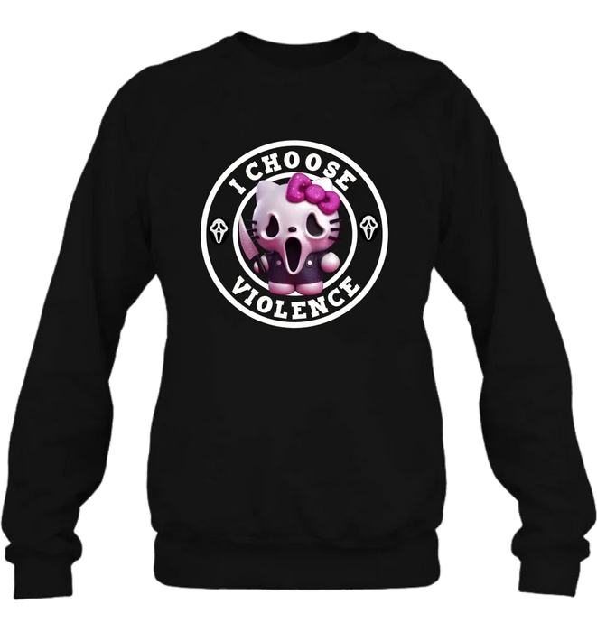 Personalized I Choose Violence Shirt/Hoodie - Halloween Gift Idea