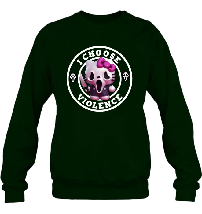Personalized I Choose Violence Shirt/Hoodie - Halloween Gift Idea