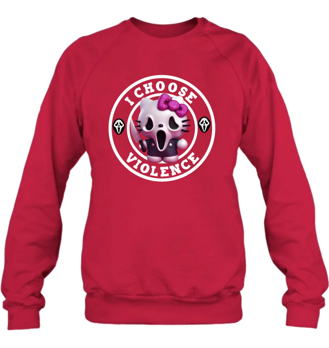Personalized I Choose Violence Shirt/Hoodie - Halloween Gift Idea