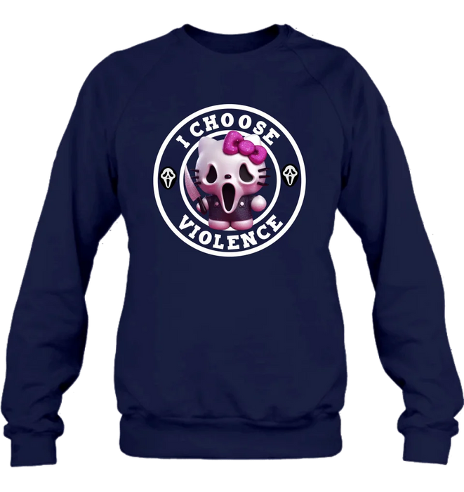 Personalized I Choose Violence Shirt/Hoodie - Halloween Gift Idea
