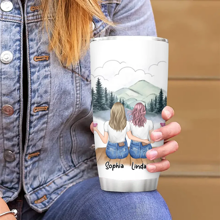 Personalized Best Friend Tumbler - Gift Idea For Friends/Birthday - I Wish You Lived Next Door