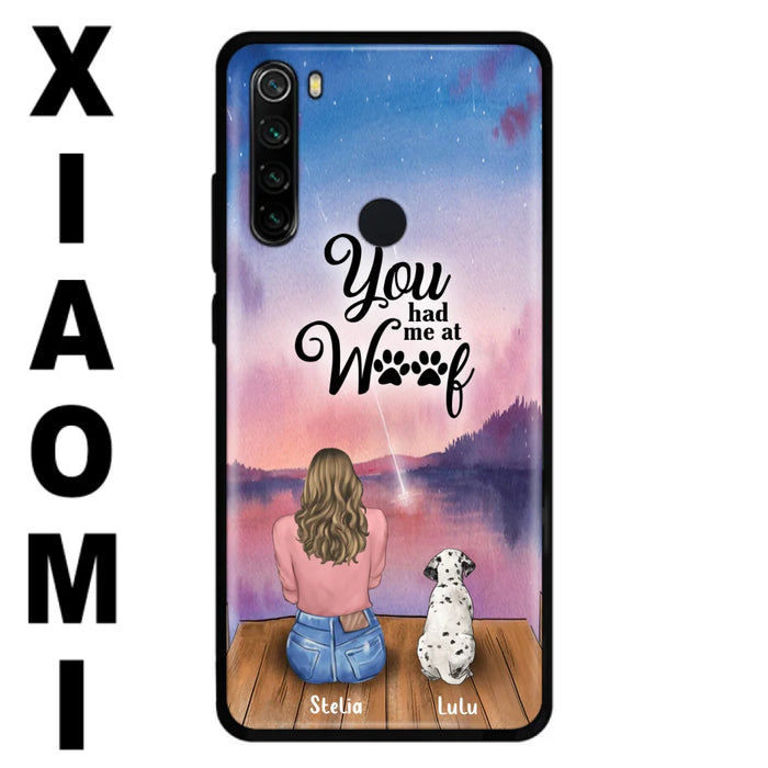 Personalized Dog Mom Phone Case - Gifts For Dog Lovers With Up to 4 Dogs - You Had Me At Woof - Case For iPhone, Samsung And Xiaomi