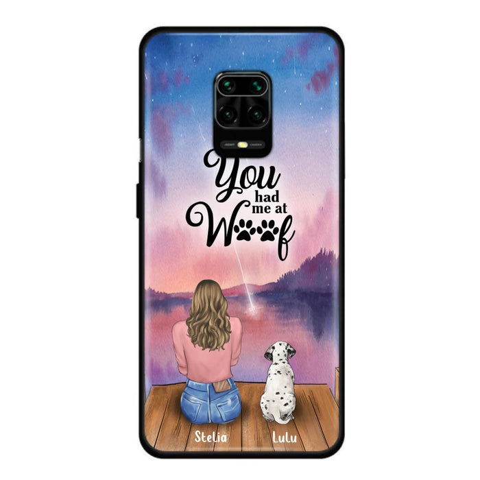 Personalized Dog Mom Phone Case - Gifts For Dog Lovers With Up to 4 Dogs - You Had Me At Woof - Case For iPhone, Samsung And Xiaomi