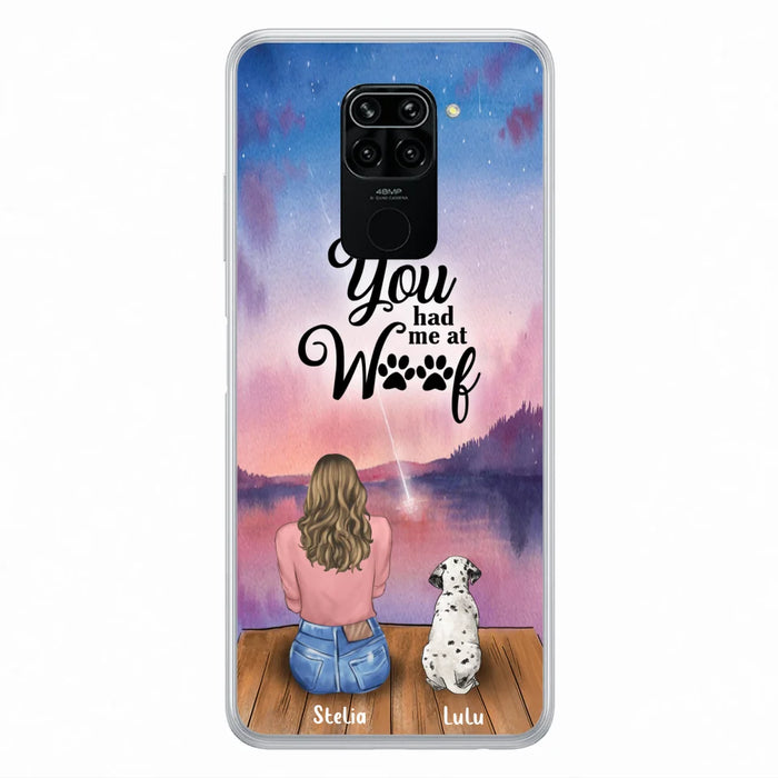 Personalized Dog Mom Phone Case - Gifts For Dog Lovers With Up to 4 Dogs - You Had Me At Woof - Case For iPhone, Samsung And Xiaomi