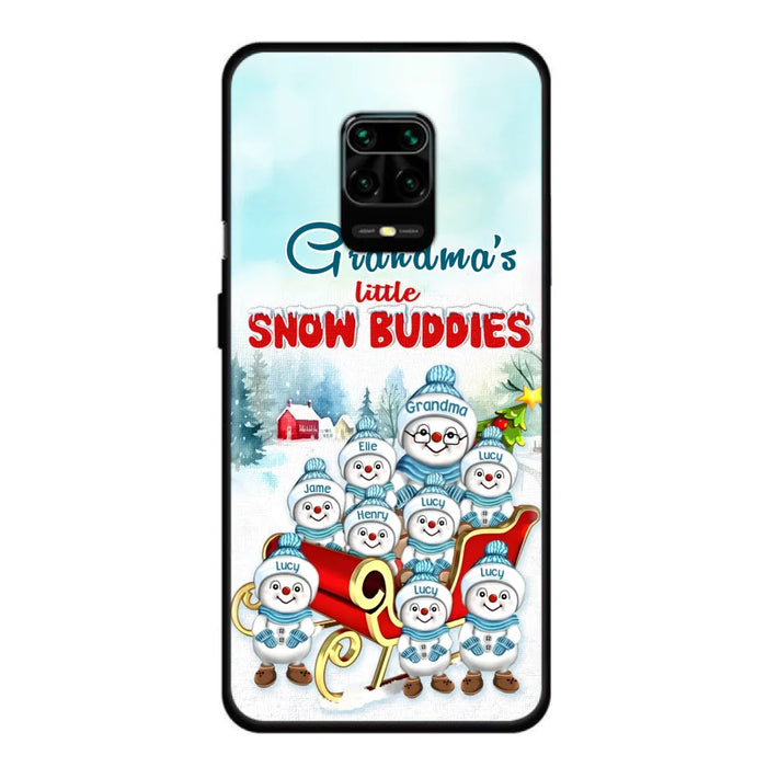 Personalized Grandma Phone Case - Christmas Gift Idea For Grandma - Up to 8 Grandkids - Case For Xiaomi/ Oppo/ Huawei - Grandma's Little Snow Buddies