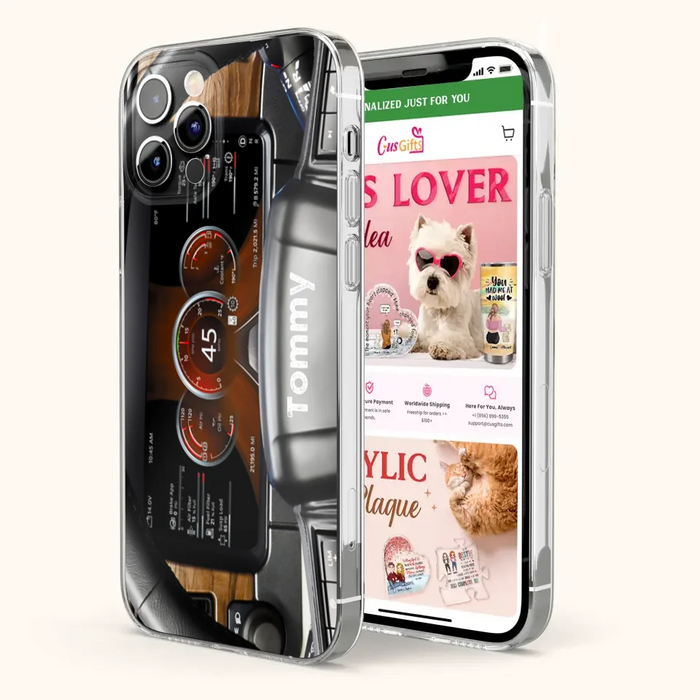Personalized Truck Dashboard Phone Case - Case For Iphone, Samsung and Xiaomi - 6D8KY1