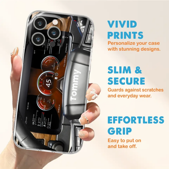 Personalized Truck Dashboard Phone Case - Case For Iphone, Samsung and Xiaomi - 6D8KY1