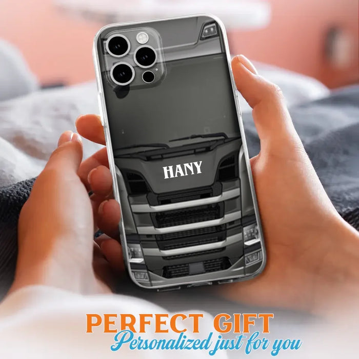 Personalized Heavy Truck Phone Case - Gift Idea For Truckers - Case For iPhone, Samsung and Xiaomi - PGS2ML