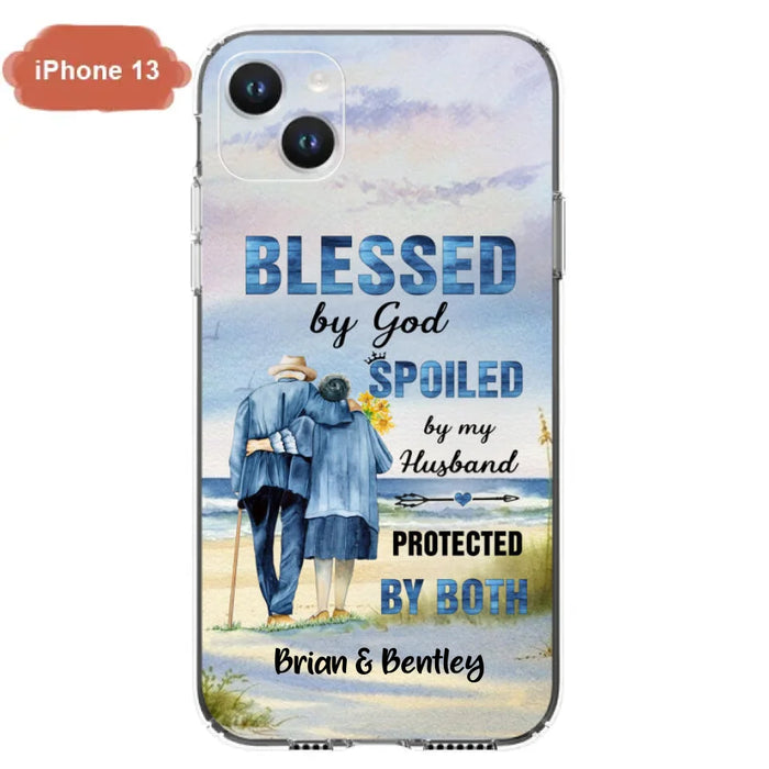 Custom Personalized Old Couple Phone Case - Best Gift Idea For Grandparents - Case For iPhone, Samsung and Xiaomi