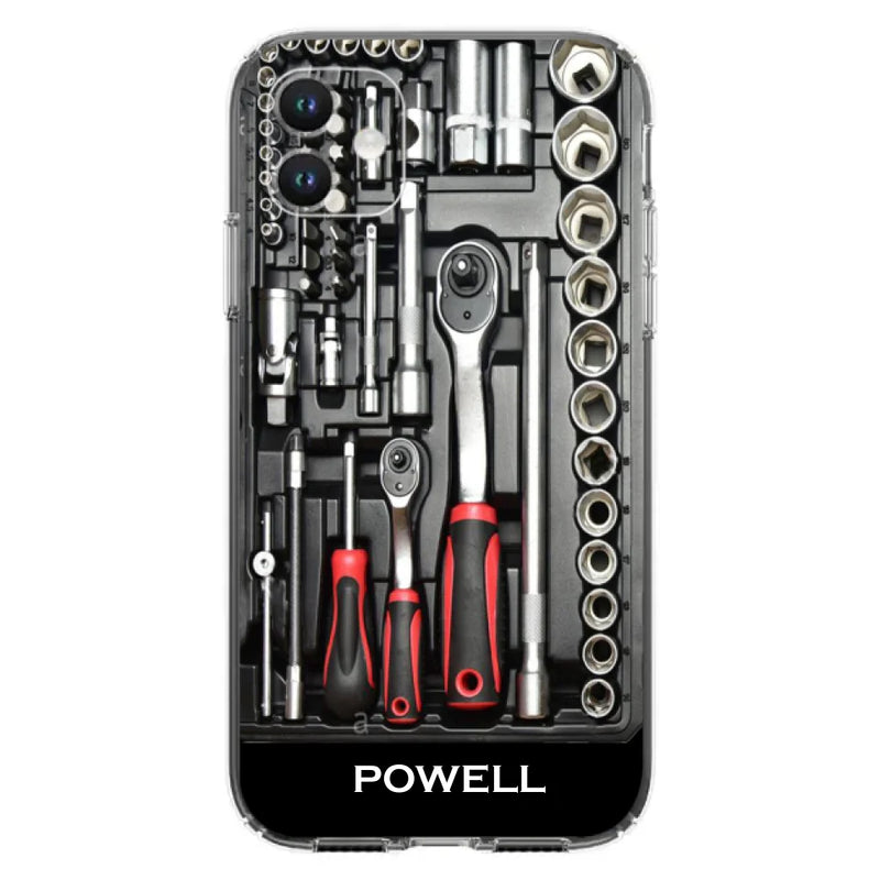 Custom Personalized Mechanic Toolbox Phone Case - Case For iPhone, Samsung And Xiaomi - RCT18X